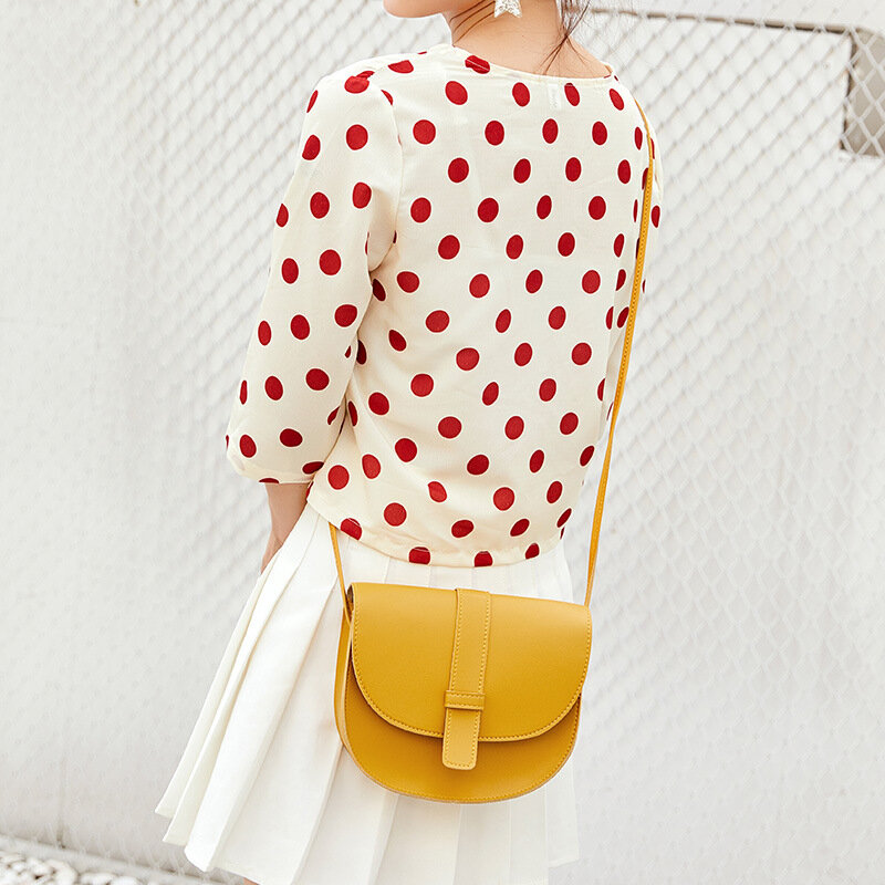 Mini bolsa de couro ecológico feminina, bolsa pequena de couro pu de ombro, bolsa crossbody para mulheres, moda feminina, amarela, bolsa de corpo cruzado, 2021