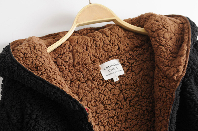 Manteau paresseux en éponge double face pour femme, veste chaude, nouvelle collection automne et hiver