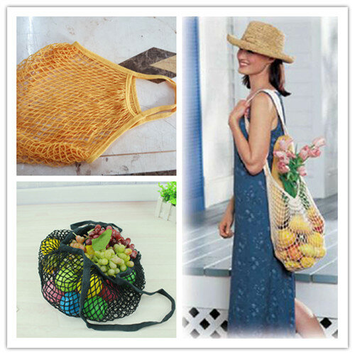 Новые модные женские сумки для покупок, сетчатая плетеная Сумка-тоут для продуктов с фруктами, реквизит для фотографии, высококачественные ...