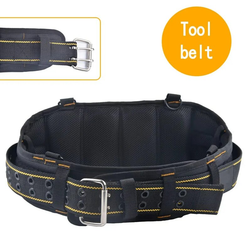 Cintura imbottita per attrezzi con cinturino per manico cintura da lavoro resistente regolabile per elettricista fai da te carpentiere