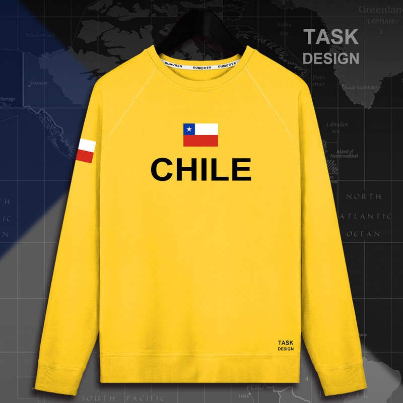 Sudadera con capucha de Chile CL CHL para hombre, jerséis chilenos, nueva ropa de calle, chándal deportivo con bandera nacional