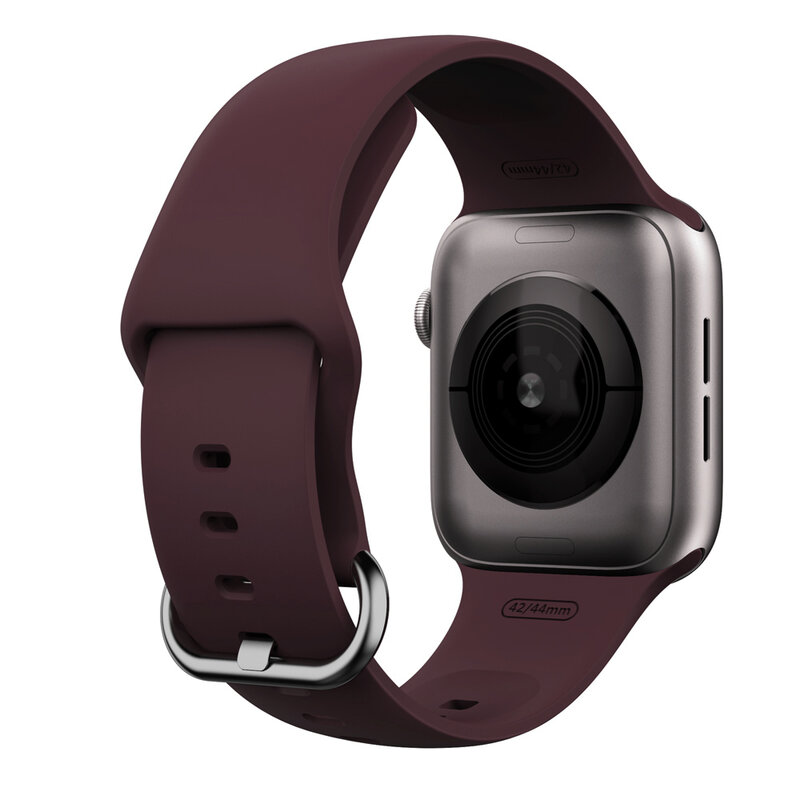 Correa deportiva para apple Watch, 38mm, 42mm, banda para iwatch 4/5, 44mm, 40mm, pulsera de silicona suave para apple watch 3 2 1