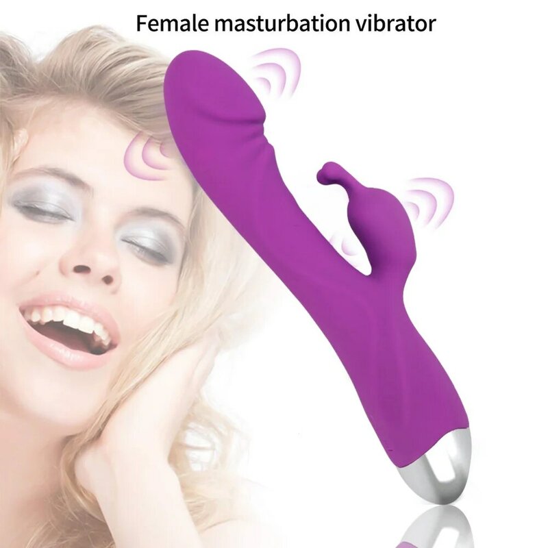 กระต่าย Vibrators ช่องคลอด G Spot Clitoris หัวนม Dual Stimulator Massager Dildo Sex ของเล่น Shop สำหรับผู้หญิงผู้ใหญ่หญิง Masturbators
