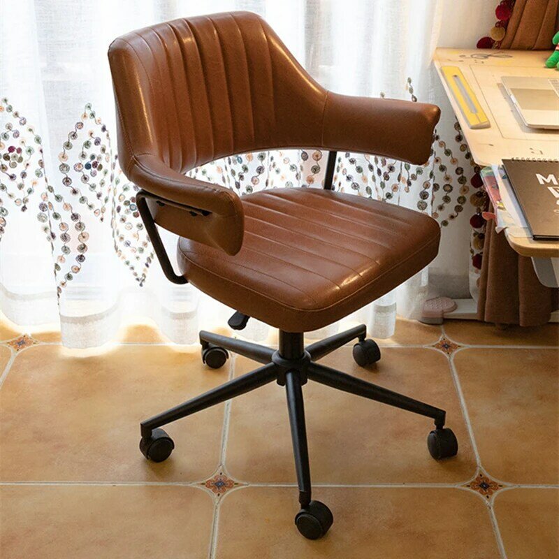 Modern Home Study Bedroom Computer Chair Liftable Swivel Chair Executive Office Comfortable Backrest Leisure Desk Chair