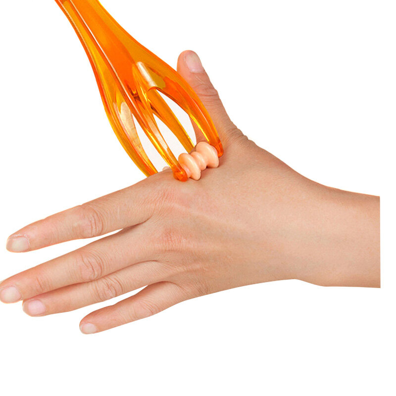มือฝังเข็มจุด Finger Joint Massager ลูกกลิ้งมือถือนวดผ่อนคลายเลือด Circulation Health Care เครื่องมือนวด