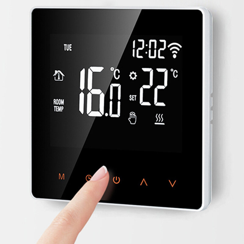 Lonsonho Tuya Smart Zigbee Termostat Termostato 220V Smart Home Life Pengendali Suhu Bekerja dengan Alexa Google Home