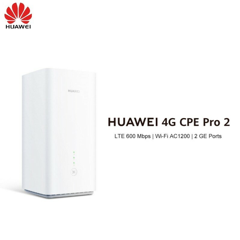 Unlocked 4G WiFi Router With Sim Card Huawei 4G CPE Pro 2 B628-265 LTE Cat12 Up To 600Mbps 2.4G 5G AC1200 Lte WIFI Router