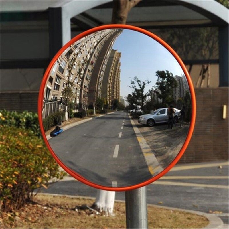 Широкоугольный выпуклое зеркало для защиты дорожного сигнала от грабителей, 30 см