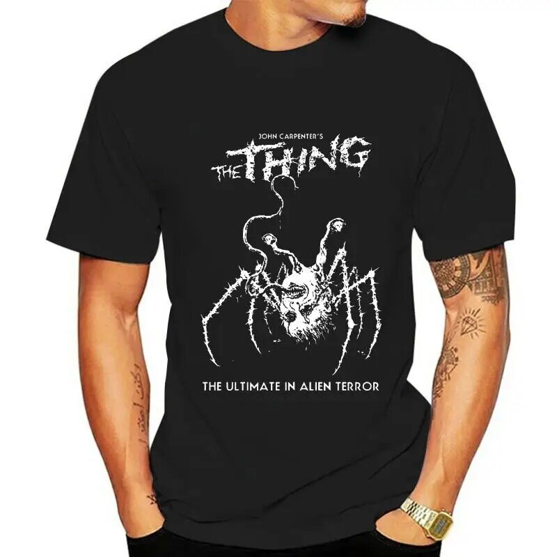 The Thing 0 Movie Poster uomo Harajuku T shirt Yaoi T shirt uomo Vaporwave T shirt Yaoi camicie stile giapponese Tpslzz
