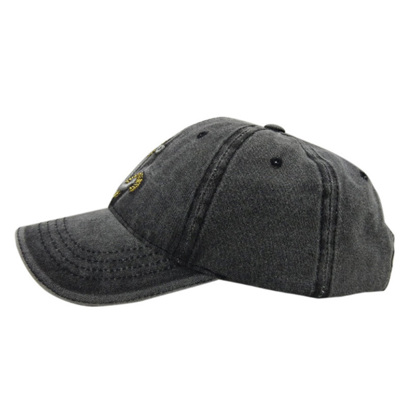ล้างผ้าฝ้ายเบสบอลหมวก Casual Anchor หมวก Snapback หมวกผู้หญิงฤดูร้อน Retro Hip Hop ติดตั้งหมวก Casquette Gorra Hombre กระดูก