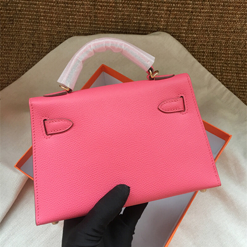 2021ใหม่รุ่นที่สองผู้หญิงกระเป๋าผู้หญิง Mini Mini Bag ปาล์ม Cowhide กระเป๋าสะพายกระเป๋าสตรีกระเป๋าถือ