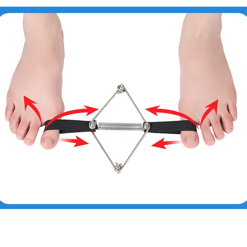 Palucha koślawego pas korekcyjny odzyskiwanie szkolenia Exerciser pasek Separator palców stopy nosze kciuk gumką