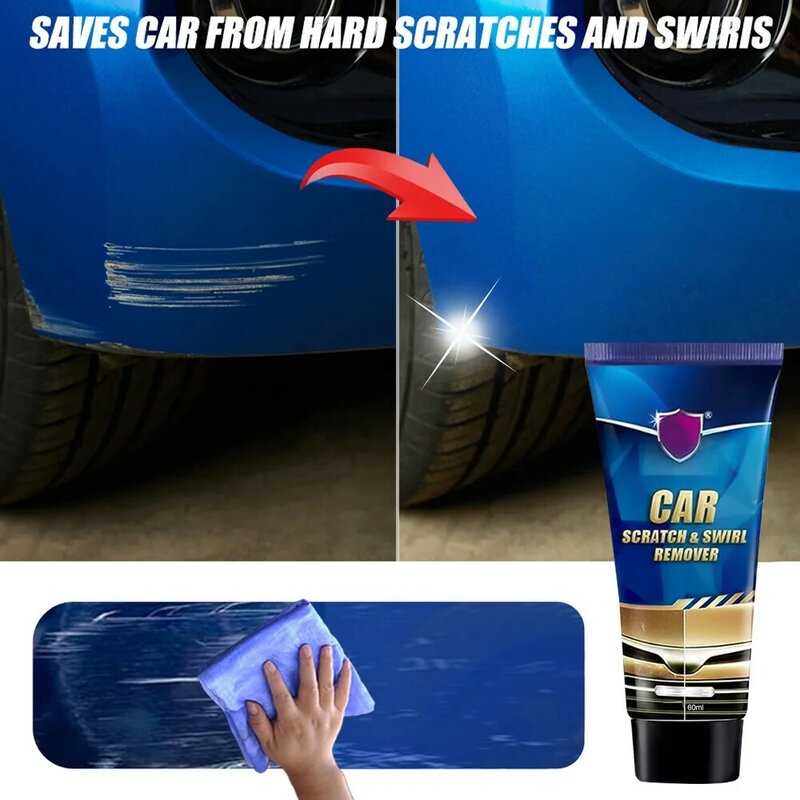 60ml Car Scratch Remover Repair Paint Care Tool Auto Swirl Repair Polishing Wax Car Accessories Car Accessories