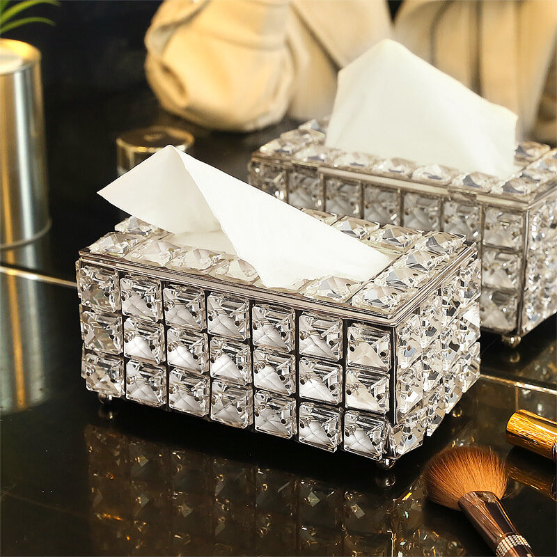 De tejido de papel de caja de oficina estante de mesa accesorios Facial estuche protector bandeja para servilletas para casa Hotel Coche