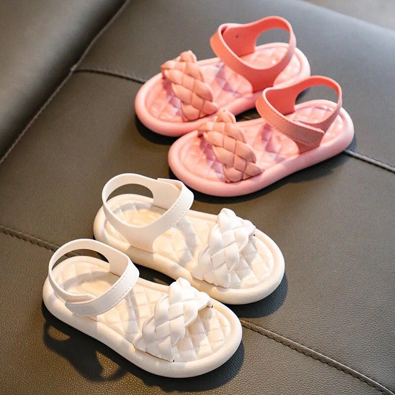 2021 nuove ragazze sandali Baotou scarpe da spiaggia 2-6 anni bambini antiscivolo fondo morbido sandali per bambini sandali estivi antiscivolo