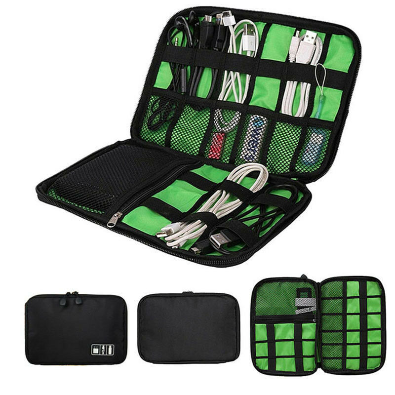 Travel Earphone Storage Bag Organizer Data Cable USB Flash Digital Drives Portable Case Waterproof Bag