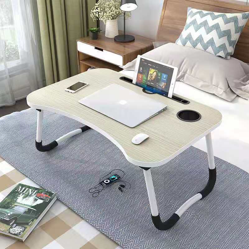 Portable folding Desk Holder Bed Table Desk Wooden Foldable Computer Desk for Laptop Bed Sofa Tea Folding Portable Desk