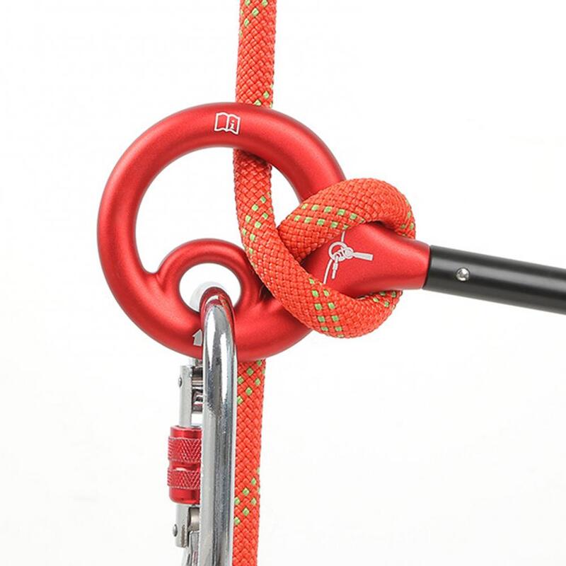 50%HOTWear-resistant Aluminum Alloy Climbing Ring Rope Descender Outdoor Sport Tool