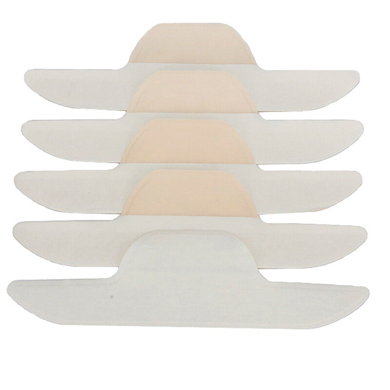 20pcs Unisex Summer Collar Sweat Pads Disposable White T-shirt Absorbing Deodorants Stickers Anti Perspiration Collar Pad