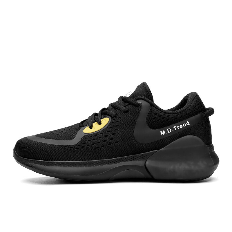 Fashion Men Flywire Cushioning Running Shoes Thick Bottom Breathable Jogging Footwear Outdoor Sport Casual Shoes Sneakers