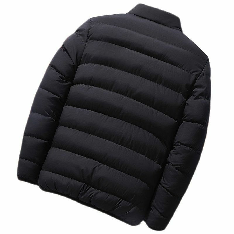 2021 New Custom Made Spliced NB Man Down Jacket Cardigan Tops Winter Warm Thicken Men Zipper Hoodie Selling