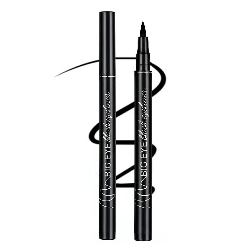 Professionele Zwarte Vloeibare Eyeliner Waterproof Langdurige Make Up Vrouwen Comestic Eye Liner Pencil Make Krijt Eyes Marker Pen
