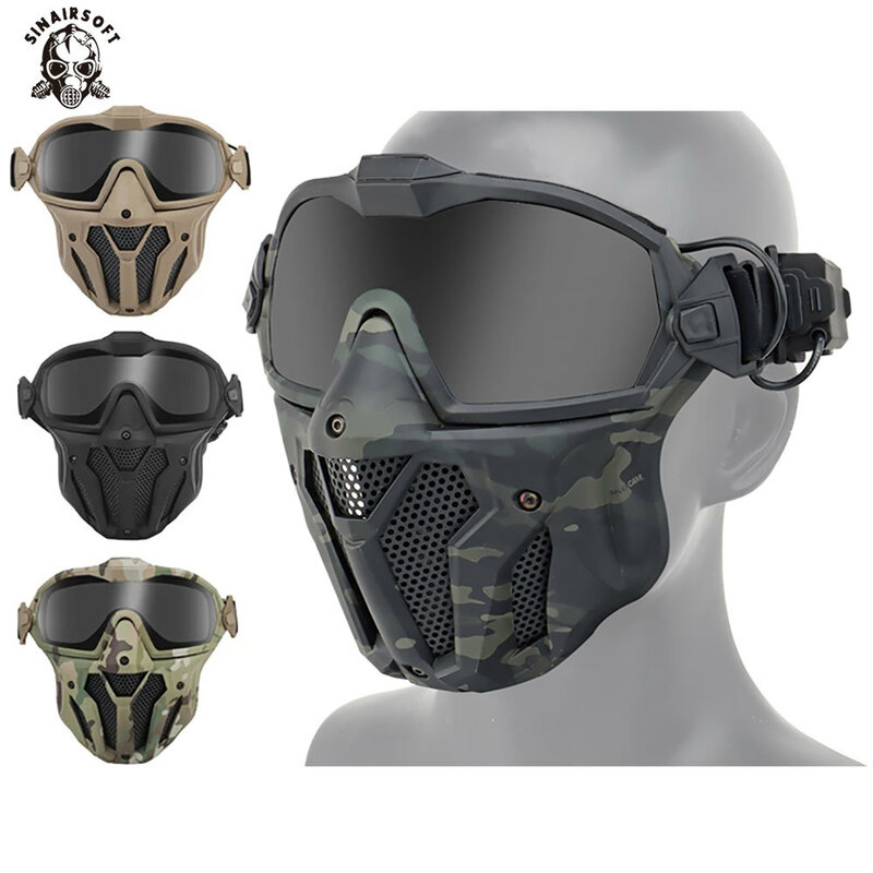 Máscara táctica de Airsoft CS máscara máscaras Operación de protección de Halloween 