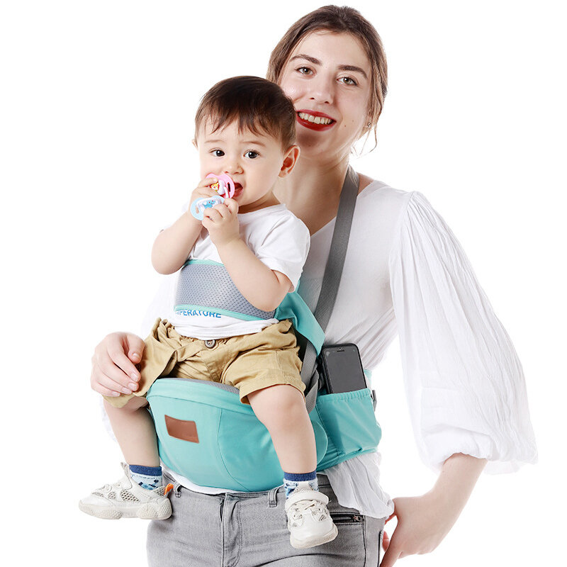 Porte-bébé ergonomique et respirant, siège de hanche pour petits nouveau-nés, sac à dos kangourou, tabouret de taille réglable