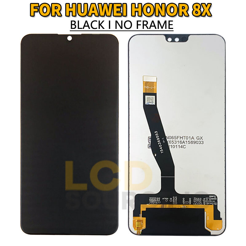 ЖК-дисплей 6,5 дюйма для Huawei Honor 8X, сенсорный экран с дигитайзером в сборе + рамка для Honor 8 X, дисплей с заменой JSN-L21 L42