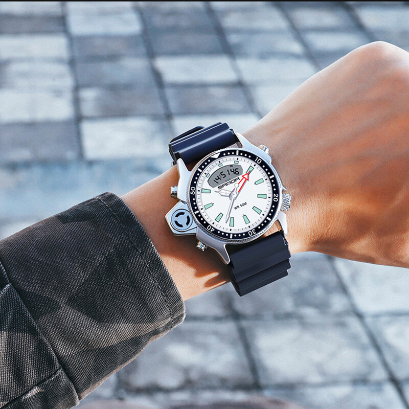 Outdoor Adventure Watch sport Watches Men Quartz Electronic clock Luminous Shock Waterproof military digital Watch for men reloj