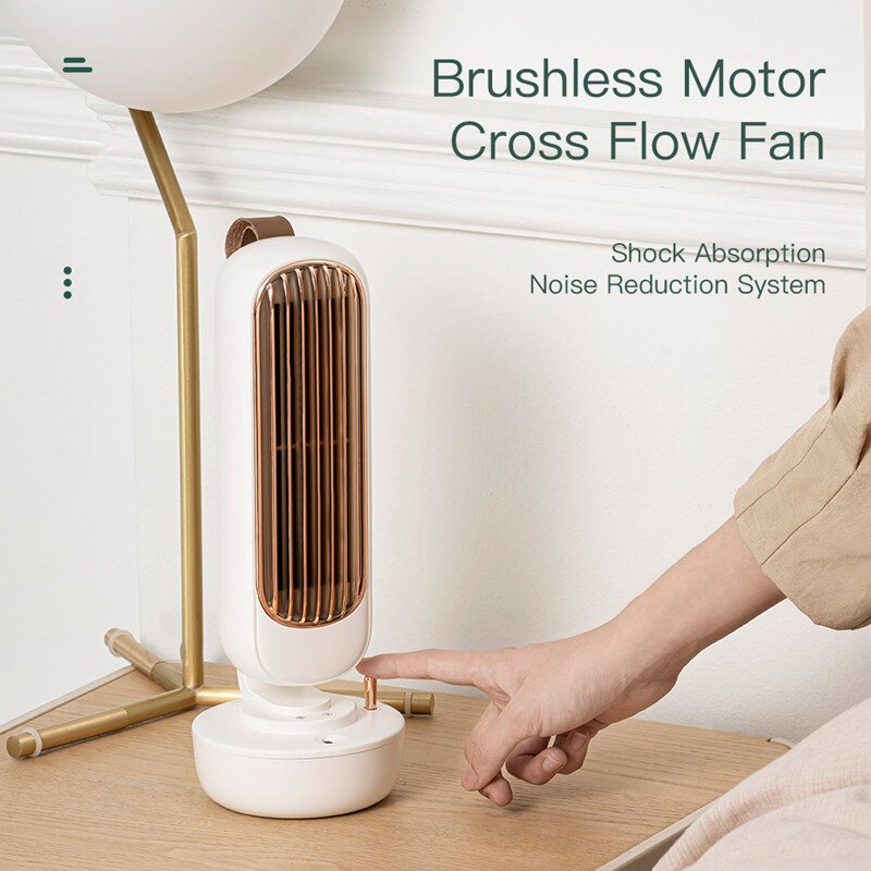 humidification tower fan creative two-in-one spray desktop USB integrated  portable air conditioner  rechargeable table fan