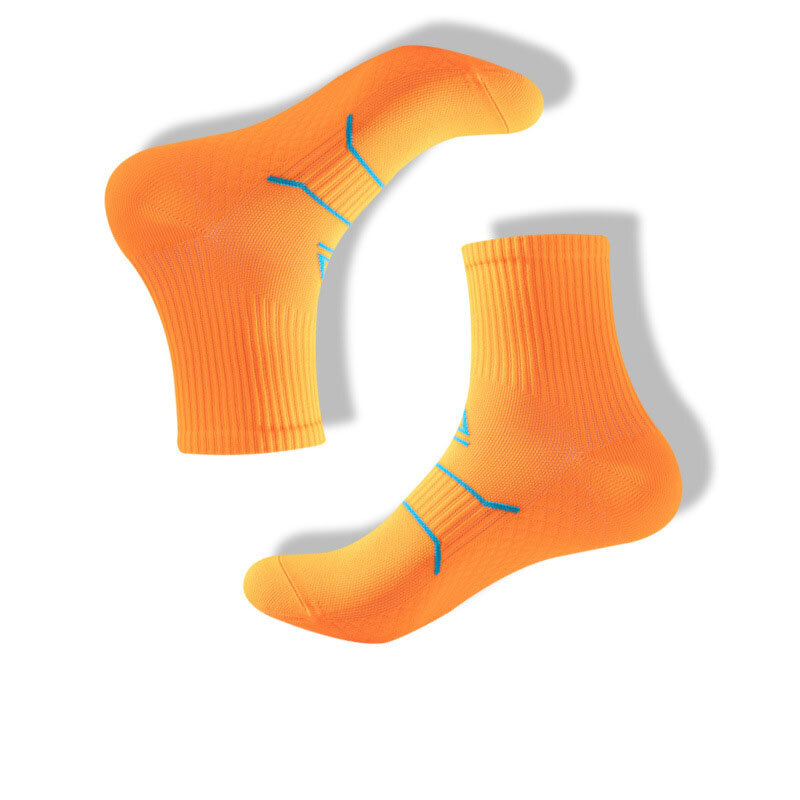 5 Pairs Breathable Sport Socks Men Woman Nylon Bright Color Anti-Bacteria Fitness Bike Running Outdoor Basketball Travel Socks