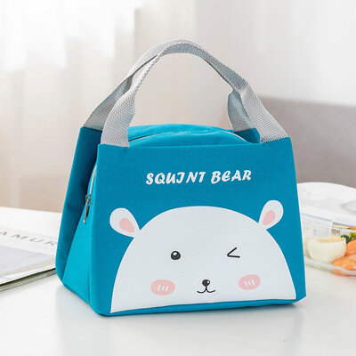 New Arrival Kids Cartoon Lunch Bag For Student Cute Girl Boy Hand Cooler Bags Portable Thermal School Breakfast Picnic Food Box