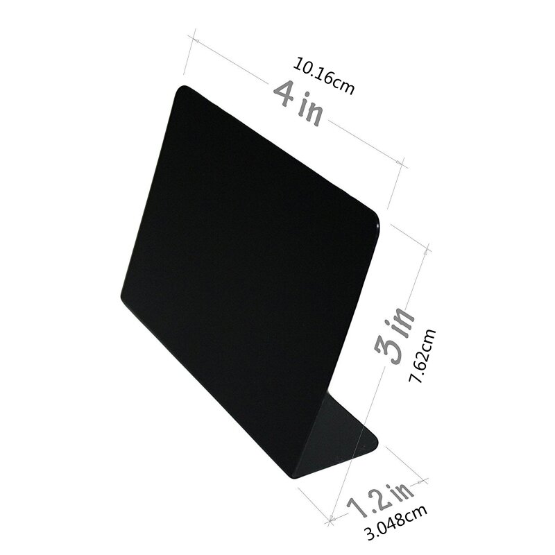 10 Pack Rustikalen Acryl Mini Tafel für Flüssigkeit Kreide Marker und Kreide