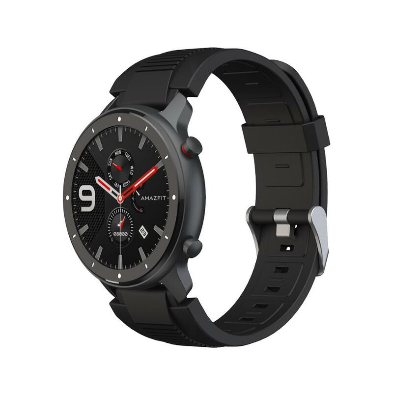 Bracelet de montre en Silicone 22mm pour Huami Amazfit GTR 47mm GTS Bracelet de montre intelligent 20mm pour Bracelet de montre Stratos