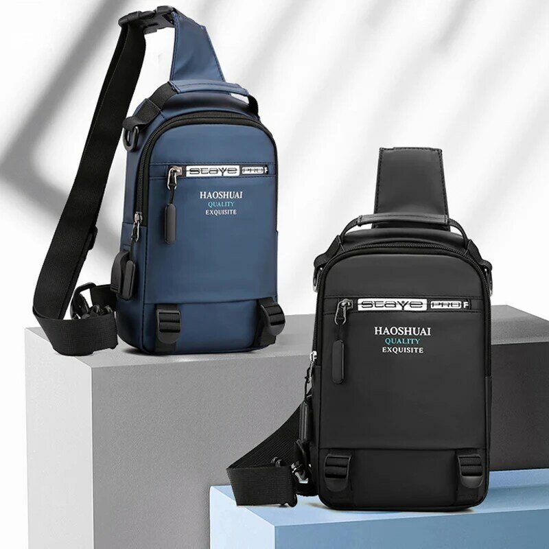 Men&#39;s Belt Designer Bag Waterproof Zipper Chest Bag Solid Adjustable Backpacks Function Letter Pattern Sports Pack Waist Bags