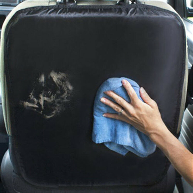 1pc assento de carro volta protetor capa almofada crianças pontapé anti sujo lama tapete preto da criança assento quente por atacado assento do carro kick almofada