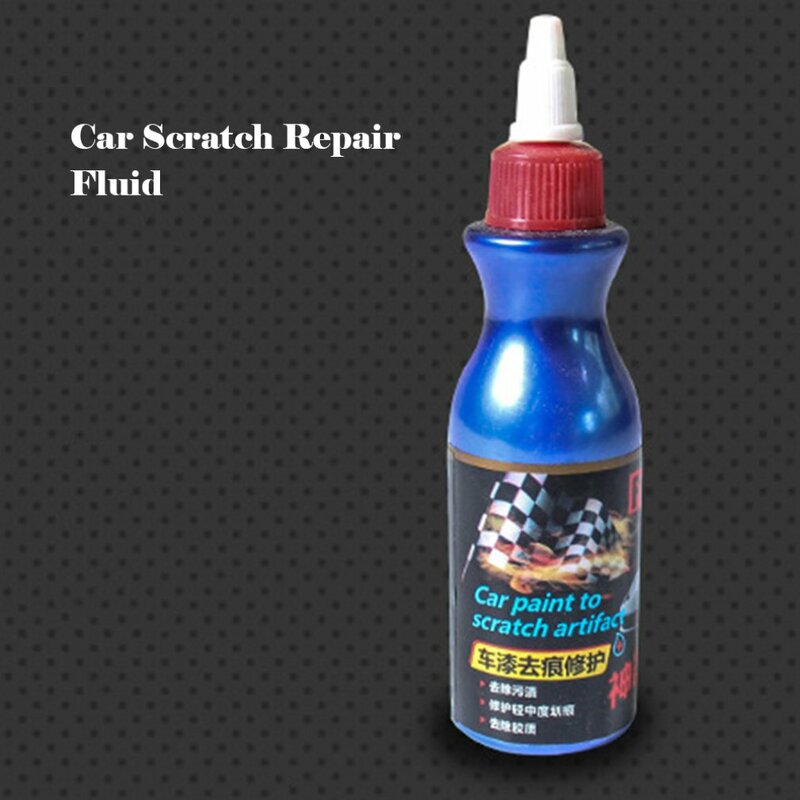 Limpeza do carro artefato carro pintura para rastrear agente de reparo pequeno azul zero reparação cera remover reparo zero líquido
