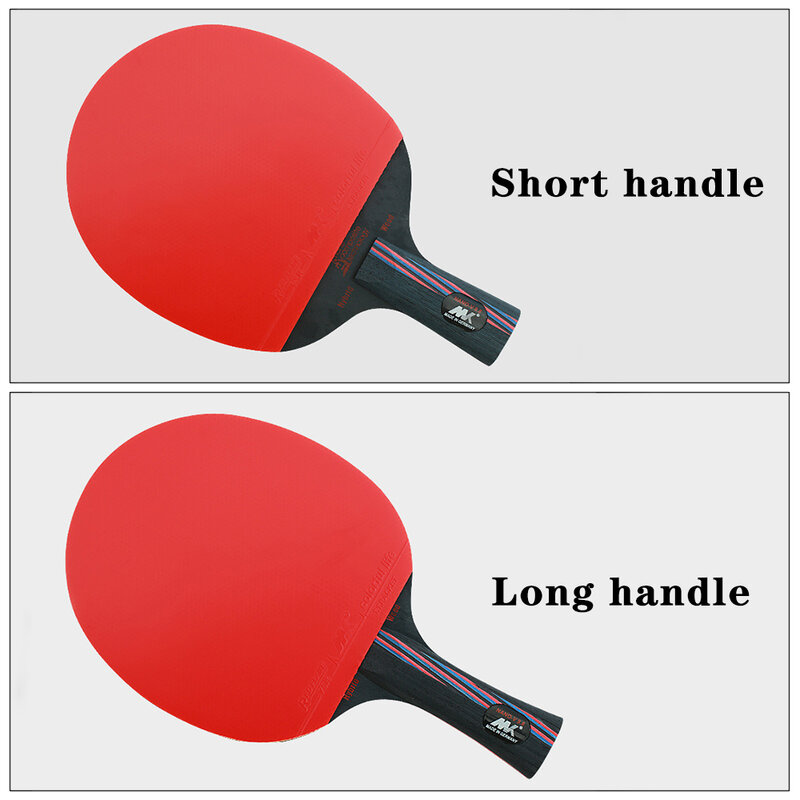 Raqueta de tenis de mesa con mango largo y corto, NANO-V de goma de carbono para raquetas usadas en competición profesional, 1 unidad, 9,8