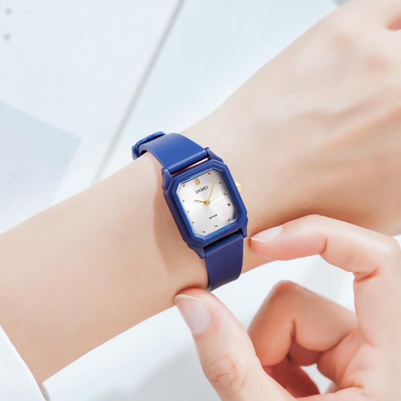 SKMEI 2020 New Fashion Women's Quartz Watches Multiple Colour Wrist Watch Korean Silicone Watch Clock Luxury Gifts for Women