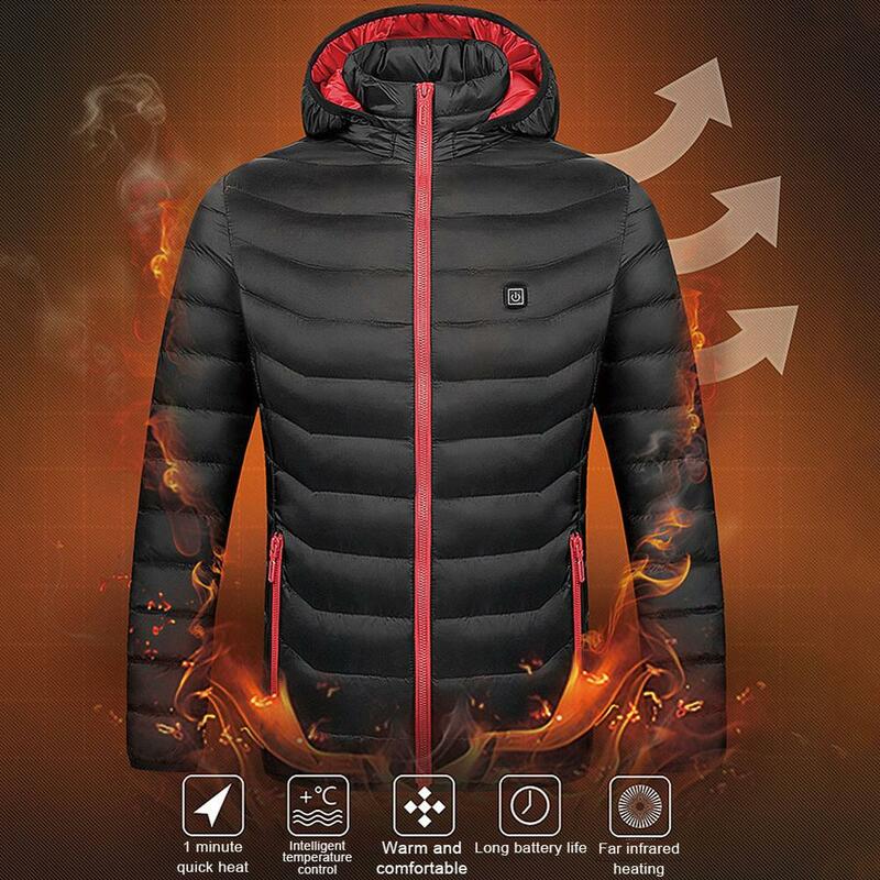 Giacca calda da donna giacca imbottita in cotone giacca riscaldante elettrica giacca a prova di freddo giacca calda giacca in cotone Heizjacke 2020 nuovo