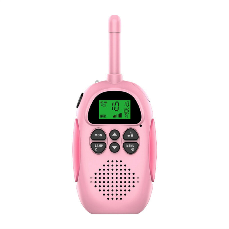 New2pcs walkie talkie pai-filho interativo brinquedo walkie-talkie 3km gama esportes ao ar livre ciclismo comunicação remota