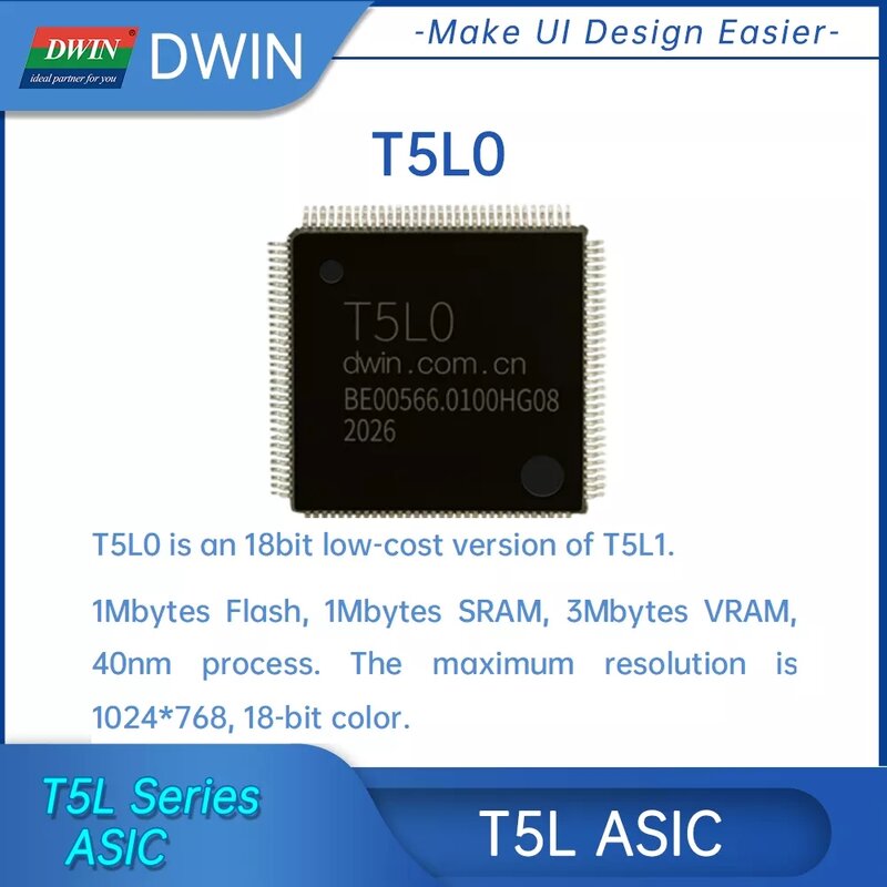 DWIN 4.3 Inci Arduino Mega 2560 ESP32 ESP8266, Resolusi 480*270 Panel Display HMI/UART DMG48270C043_04W
