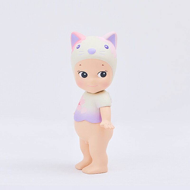Mainan Lucu Boneka Anak Tren Kotak Acak Buta Bunga Sakura Malaikat Sonny Kucing Merak Kambing Kelinci