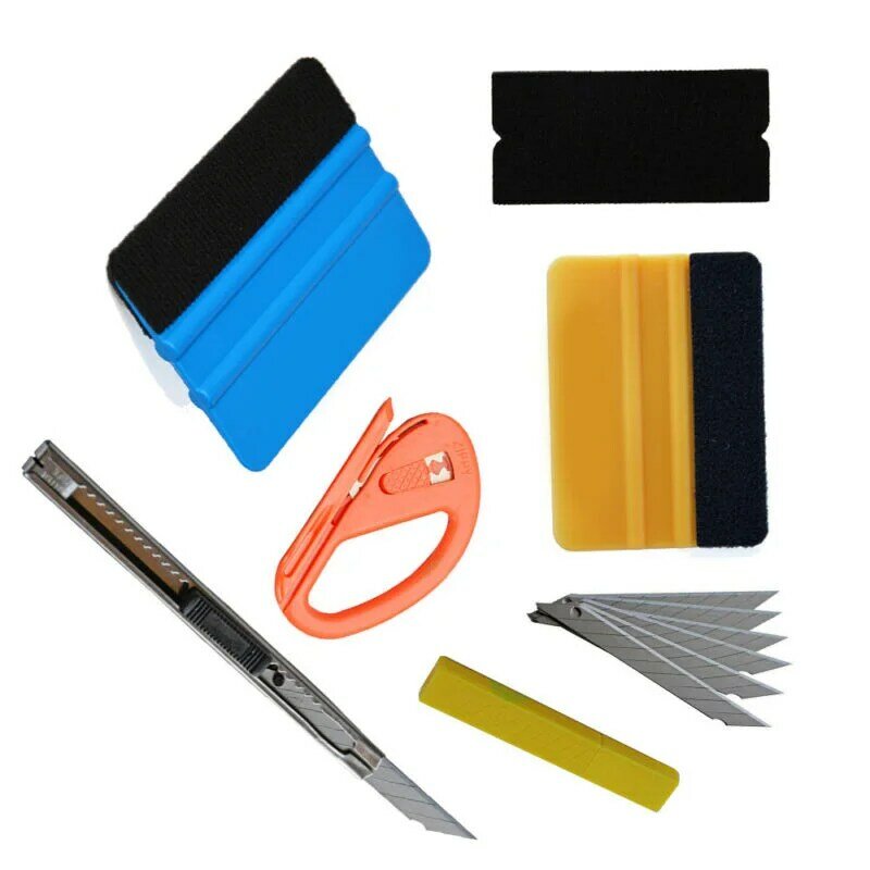 Safety Vinyl Wrapping Tools Scraper Squeegee Window Convenient Installation