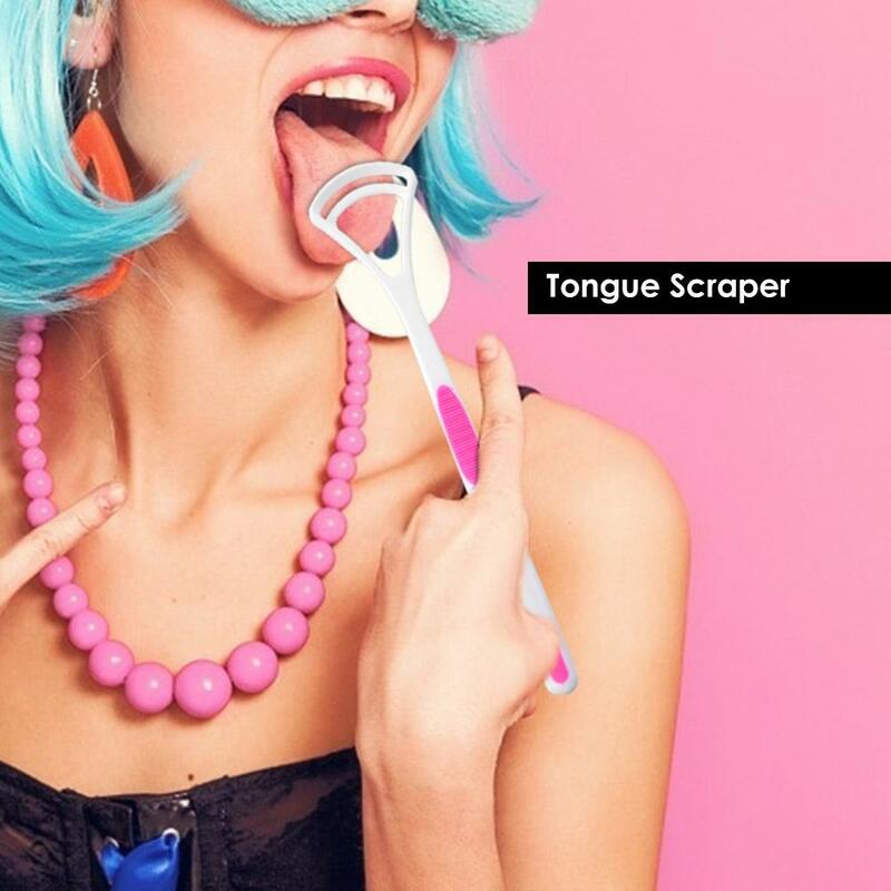 舌ブラシ舌スクレーパークリーナー歯科口腔ケア舌クリーニングツール
