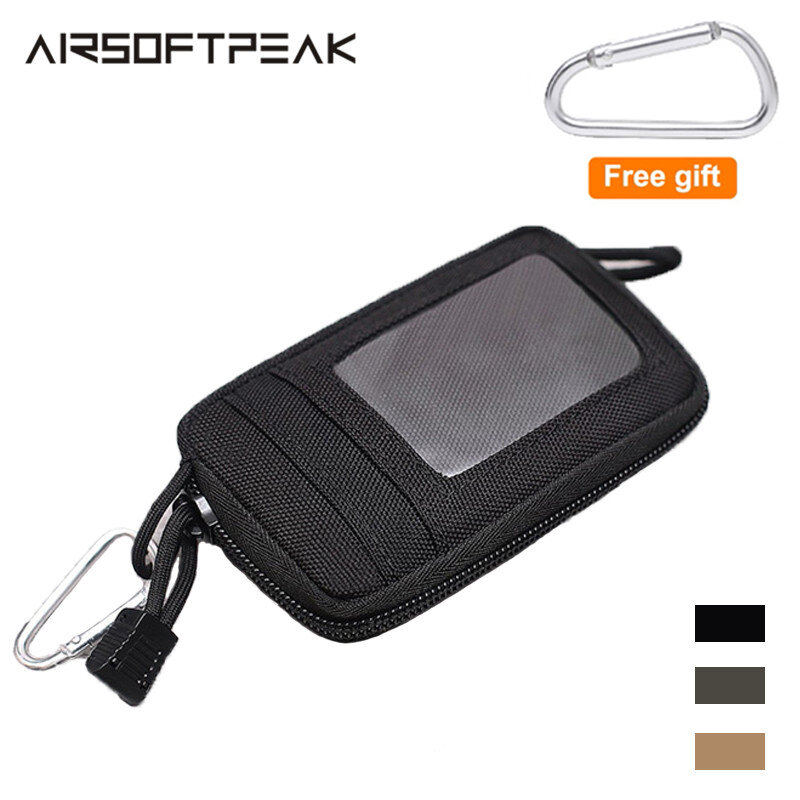 Tactical Wallet Coin Purse Waterproof Card Key Holder Money Organizer Pouch Pack Outdoor Military Waist Hand Bag for Hunting