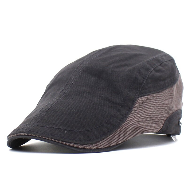 2021 solide Newsboy Caps Baumwolle Flache Schirmmütze Außen Männer und Frauen Maler Baskenmütze Hüte 26
