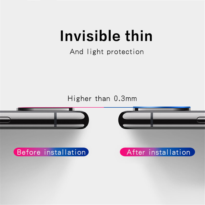 Protecteur d'écran pour Samsung Galaxy A13, Film en verre trempé pour objectif d'appareil photo