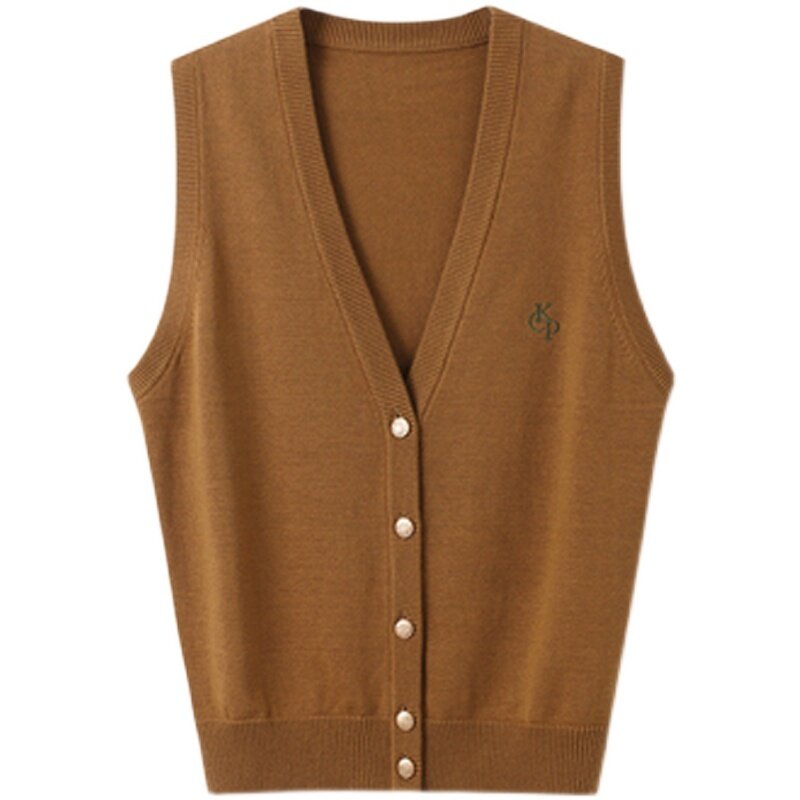 Ensemble deux pièces pour femme, gilet tricoté, Cardigan rayé, chemise plissée, costume de Style collégien, automne
